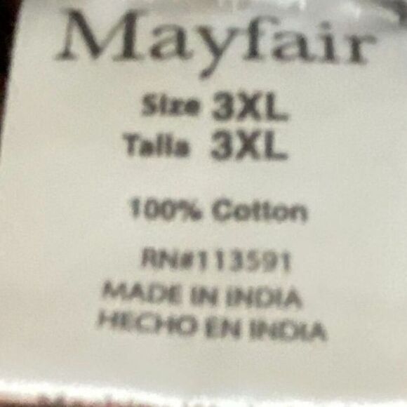 Mayfair Drawstring Pink Patterned Pajama Pants Women's Size 3XL - Picture 3 of 4